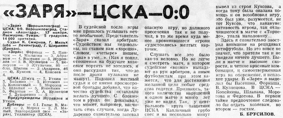 1974-11-17.Zarja-CSKA.1
