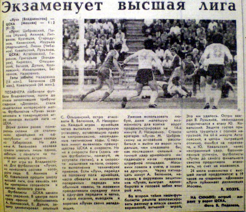 1979-07-20.Luch-CSKA