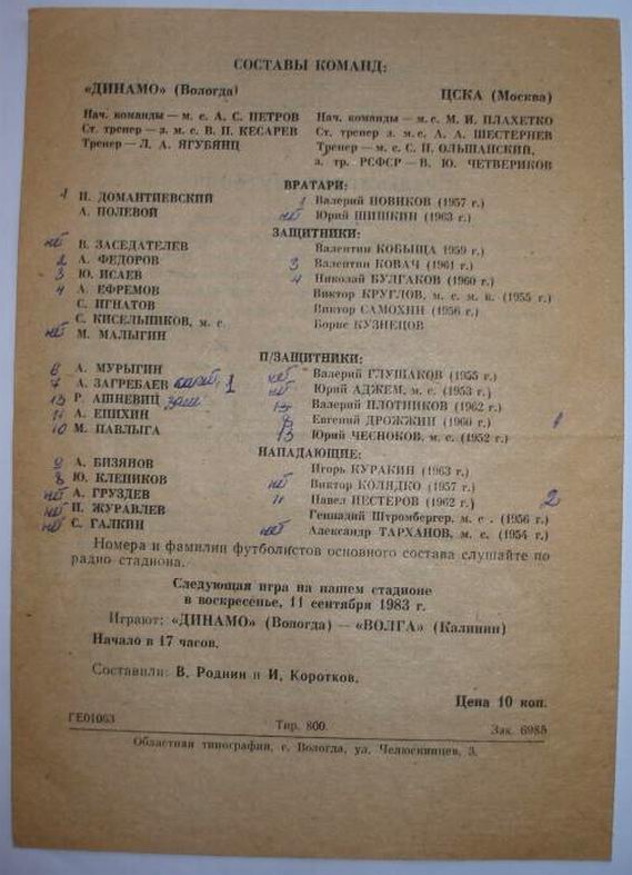 1983-09-06.DinamoVol-CSKA