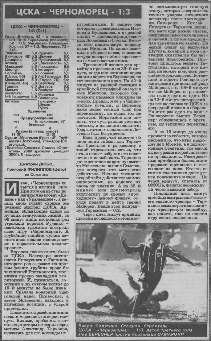 1996-10-25.CSKA-Chernomorec